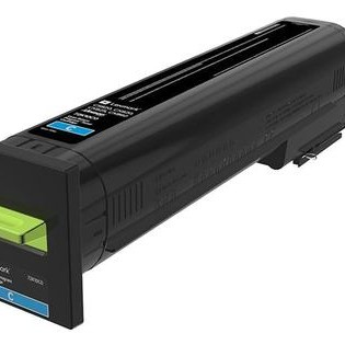 Toner Original Lexmark Cyan, 72K20C0, pentru CS820|CX820|CX825|CX860, 34K, (timbru verde 1.2 lei) , 