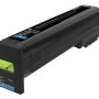 Toner Original Lexmark Cyan, 72K20C0, pentru CS820|CX820|CX825|CX860, 34K, (timbru verde 1.2 lei) , 