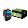 Toner Original Lexmark Cyan, 80C2SCE, pentru CX310|CX410|CX510, 2K, (timbru verde 1.2 lei) , 