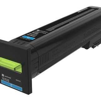 Toner Original Lexmark Cyan, 82K2HCE, pentru CS820|CX820|CX825|CX860, 17K, (timbru verde 1.2 lei) , 