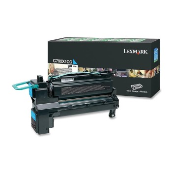 Toner Original Lexmark Cyan, C792X1CG, pentru C792|X792 series, 20K, (timbru verde 1.2 lei) , 