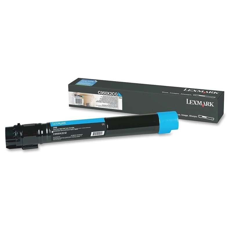 Toner Original Lexmark Cyan, C950X2CG, pentru C950, 24K, (timbru verde 1.2 lei) , 