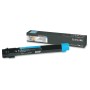 Toner Original Lexmark Cyan, C950X2CG, pentru C950, 24K, (timbru verde 1.2 lei) , 