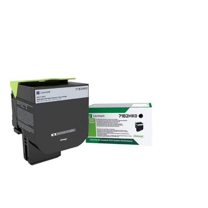 Toner Original Lexmark Black, 71B2HK0, pentru CX 417|CS 417|CS 517|CX 517, 6K, (timbru verde 1.2 lei) , 