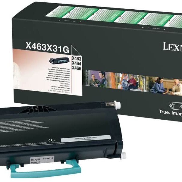 Toner Original Lexmark Black, X463X31G, pentru X463|X464|X466, 15K, (timbru verde 1.2 lei) , 