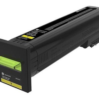 Toner Original Lexmark Yellow, 82K2HYE, pentru CX820|CX825|CX860, 17K, (timbru verde 1.2 lei) , 