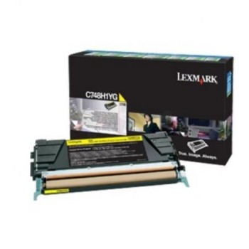 Toner Original Lexmark Yellow, C748H3YG, pentru C748 Series, 10K, (timbru verde 1.2 lei) , 