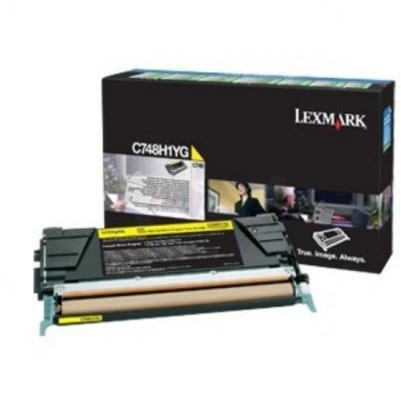 Toner Original Lexmark Yellow, C748H3YG, pentru C748 Series, 10K, (timbru verde 1.2 lei) , 