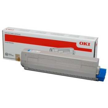 Toner Original OKI Cyan, 44844507, pentru C831|C841, 10K,