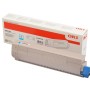 Toner Original OKI Cyan, 46443103, pentru C833|C843, 1K,