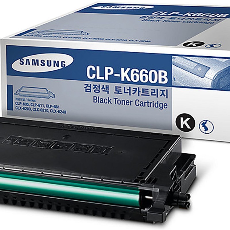 Toner Original Samsung Black, K660B, pentru CLP-610|660|CLX-6200|6210|6240, 5.5K, (timbru verde 1.2 lei) , 
