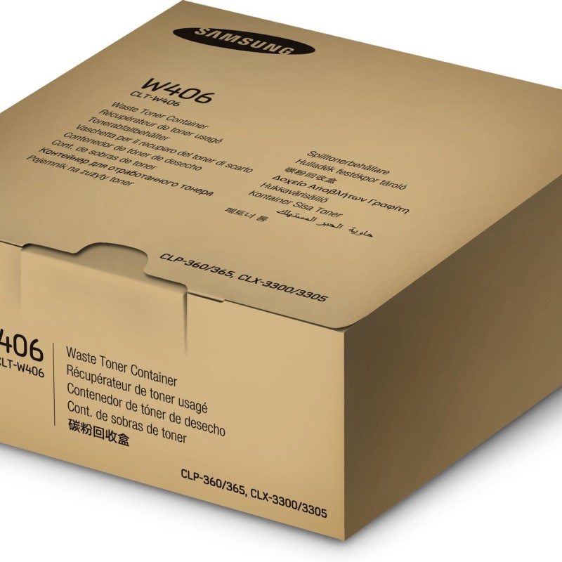 Waste Toner Original Samsung , W406, pentru CLP-365|CLX-3305,C480, 7K, (timbru verde 1.2 lei) , 