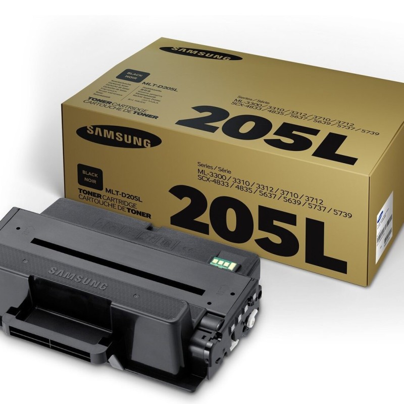 Toner Original Samsung Black, D205L, pentru ML-3310|3710|SCX-4833|4835|5637|5737|5639, 5K, (timbru verde 1.2 lei) , 
