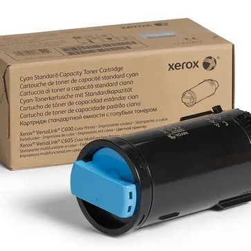 Toner Original Xerox Cyan, 106R03908, pentru Versalink C600|C605, 6K, (timbru verde 1.2 lei) , 