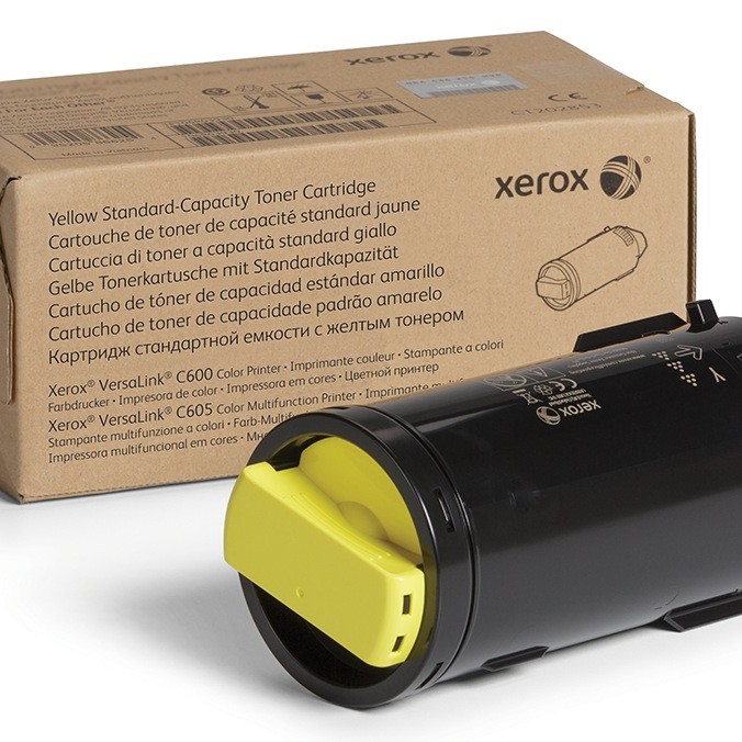 Toner Original Xerox Yellow, 106R03910, pentru Versalink C600|C605, 6K, (timbru verde 1.2 lei) , 