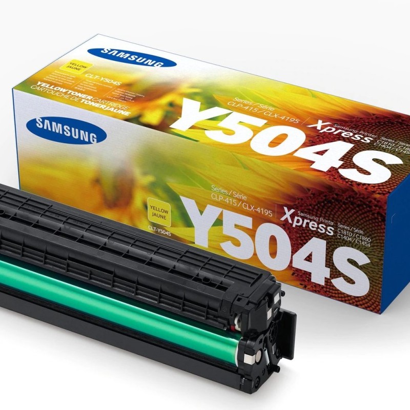Toner Original Samsung Yellow, Y504S, pentru CLP-415NW|CLX-4195FN|CLX-4195FW|CLX-4195N|SL-C1810W, 1.8K, (timbru verde 1.2 lei) , 
