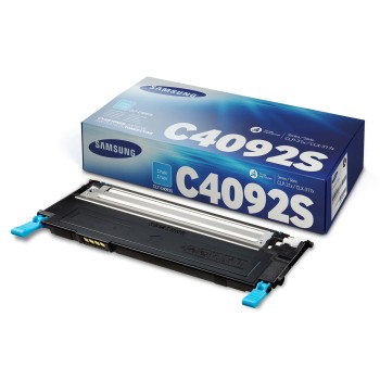 Toner Original Samsung Cyan, C4092S, pentru CLP-310|CLP-310N|CLP-315|CLP-315W|CLX-3170FN|CLX-3175|CLX-3175FN|CLX-3175FW|CLX-3175N, 1K, (timbru verde 1.2 lei) , 