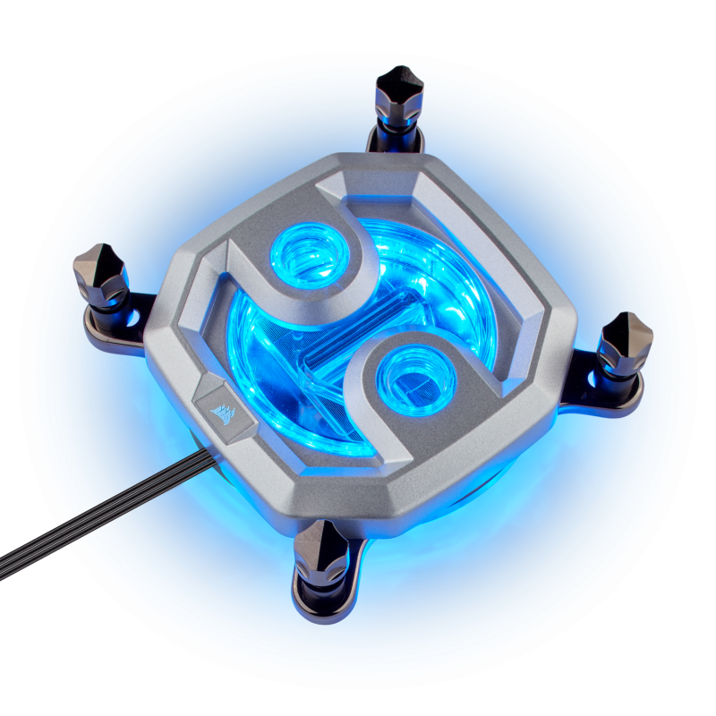WATER block CORSAIR, filet pt. CPU, skt Intel LGA 2011/2066 AMD sTR4/sTRX4, pt filet G 1/4