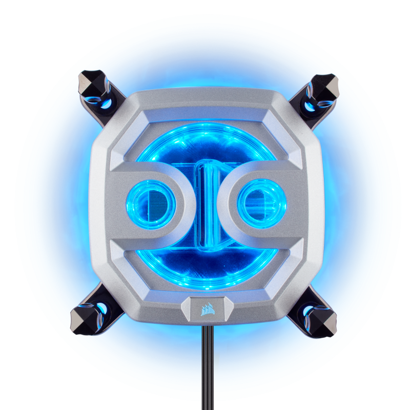 WATER block CORSAIR, filet pt. CPU, skt Intel LGA 2011/2066 AMD sTR4/sTRX4, pt filet G 1/4