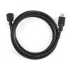 CABLU video GEMBIRD, HDMI (T) la HDMI (T), 3m, conectori auriti, rezolutie maxima 4K (3840 x 2160) la 60 Hz, 90 grade, negru, 