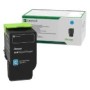 Toner Original Lexmark Cyan, 78C20C0, pentru CX625|CS421|CS521|CX421|CX521|CX522|CS622, 1.4K, (timbru verde 1.2 lei) , 