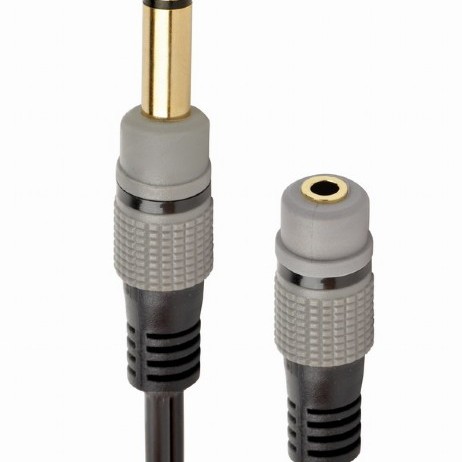 ADAPTOR audio GEMBIRD stereo (1 x 6.35 mm jack T la 1 x 3.5 mm jack M), 0.2M, negru, 