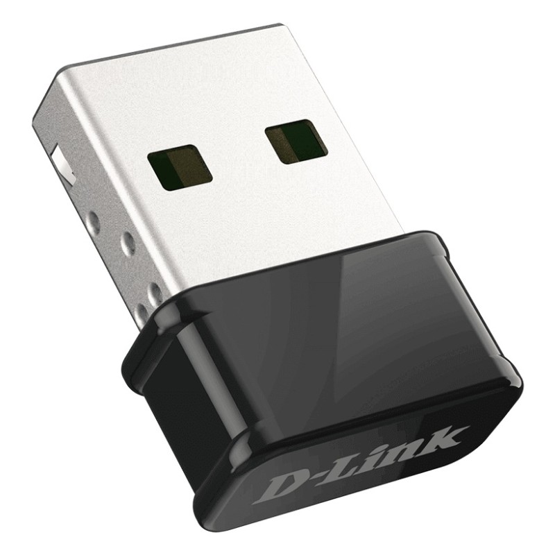 ADAPTOR RETEA D-LINK AC1300 NANO, extern wireless 2.4 GHz | 5 GHz, USB 2.0, port, 1300 Mbps, antena interna x 1, 