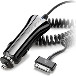 ALIMENTATOR auto CELLULAR LINE, pentru iPhone 1, 2, 3 si 4, negru, 