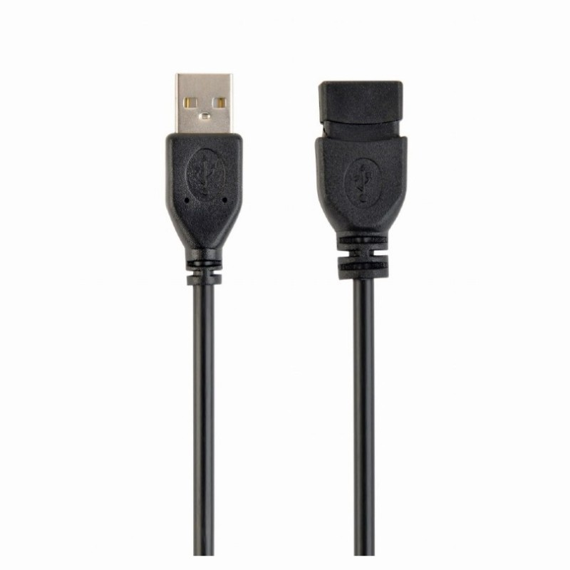 CABLU USB SPACER prelungitor, USB 2.0 (T) la USB 2.0 (M), 3m,  black 