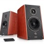 BOXE EDIFIER 2.0, RMS: 120W (2 x 24W, 2 x 36W), bluetooth, telecomanda wireless, volum, bass, treble, brown, 