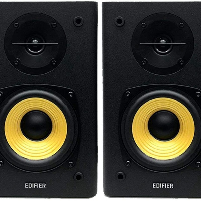 BOXE EDIFIER 2.0, RMS:  24W (2 x 12W), volum, bass, 220V alimentare, black 