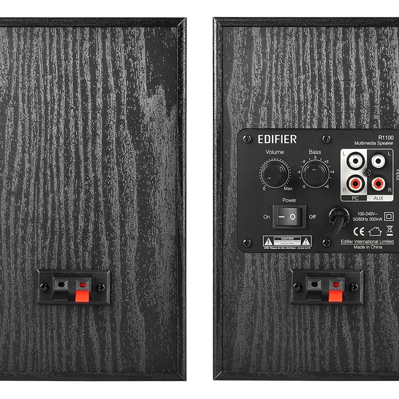 BOXE EDIFIER 2.0, RMS:  42W (2 x 21W), volum, bass, black, 
