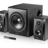BOXE EDIFIER 2.1, RMS: 150W (2 x 25W, 2 x 15W, 1 x 70W), bluetooth, telecomanda wireless, volum, bass, treble, optical, black, 