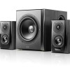 BOXE EDIFIER 2.1, RMS: 150W (2 x 25W, 2 x 15W, 1 x 70W), bluetooth, telecomanda wireless, volum, bass, treble, optical, black, 