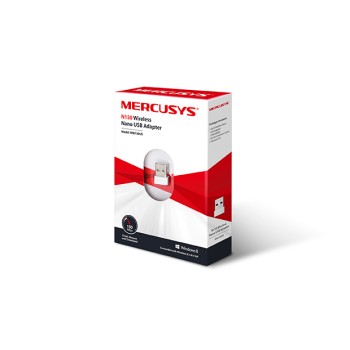 ADAPTOR RETEA MERCUSYS NANO, extern wireless 2.4 GHz, USB 2.0, port, 150 Mbps, antena interna x 1, 