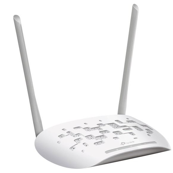 ACCESS POINT TP-LINK wireless 300Mbps, port 10/100Mbps, 2 antene externe, pasiv PoE, 2T2R, Client, Universal/ WDS Repeater, wireless Bridge, WPA/WPA2, QSS 