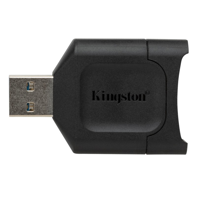 CARD READER extern KINGSTON, interfata USB 3.0, citeste/scrie: SD, micro SD, plastic, negru, 