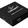 ADAPTOR video GEMBIRD, splitter HDMI (M) la VGA (M) + Jack 3.5mm (M), rezolutie maxima Full HD (1920 x 1080) la 60Hz, USB power, black, 