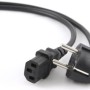 CABLU alimentare GEMBIRD 1.8m, intrare Shucko, iesire C13, 10A, certificare VDE, bulk, black, 