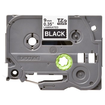 Banda Laminata Original Brother White on Black, TZE325, pentru H105WB|PT-E110VP|D400|D450|D600VP|E300VP|E550WVP|H110|H500|P700|P750W|D210, 9mm x 8m, incl.TV 0 RON, 