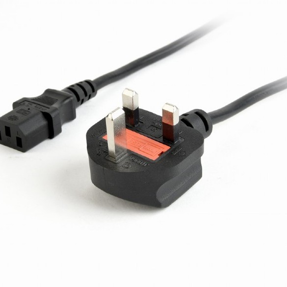 CABLU alimentare GEMBIRD 1.8m, intrare Shucko UK 3pin, iesire C13, 5A, bulk, black, 