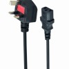 CABLU alimentare GEMBIRD 1.8m, intrare Shucko UK 3pin, iesire C13, 5A, bulk, black, 