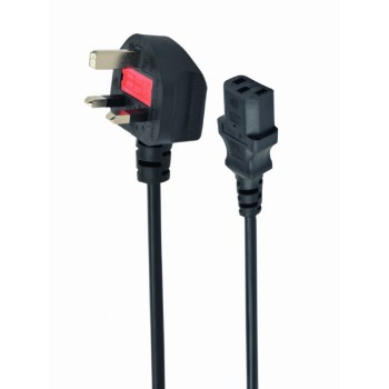 CABLU alimentare GEMBIRD 1.8m, intrare Shucko UK 3pin, iesire C13, 5A, bulk, black, 