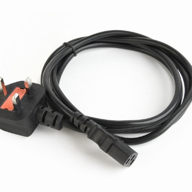 CABLU alimentare GEMBIRD 1.8m, intrare Shucko UK 3pin, iesire C13, 5A, bulk, black, 