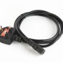 CABLU alimentare GEMBIRD 1.8m, intrare Shucko UK 3pin, iesire C13, 5A, bulk, black, 