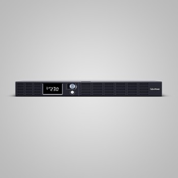 UPS CYBER POWER Line Int. cu sin. simulata, cu management, Rack 1U, LCD,  600VA/360W, AVR, 6x IEC, baterie 2x 6V/8Ah, incarcare pana la 8h, USB, 2x RJ45, RS232, slot SNMP, hot-swapp, tehn. GreenPower, 