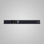 UPS CYBER POWER Line Int. cu sin. simulata, cu management, Rack 1U, LCD,  600VA/360W, AVR, 6x IEC, baterie 2x 6V/8Ah, incarcare pana la 8h, USB, 2x RJ45, RS232, slot SNMP, hot-swapp, tehn. GreenPower, 