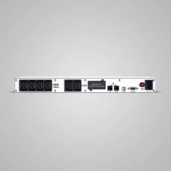UPS CYBER POWER Line Int. cu sin. simulata, cu management, Rack 1U, LCD,  600VA/360W, AVR, 6x IEC, baterie 2x 6V/8Ah, incarcare pana la 8h, USB, 2x RJ45, RS232, slot SNMP, hot-swapp, tehn. GreenPower, 