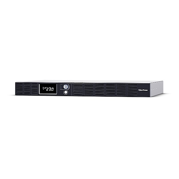 UPS CYBER POWER Line Int. cu sin. simulata, cu management, Rack 1U, LCD, 1000VA/600W, AVR, 6x IEC, baterie 4x 6V/7Ah, incarcare pana la 8h, USB, 2x RJ45, RS232, slot SNMP, hot-swapp, tehn. GreenPower, 
