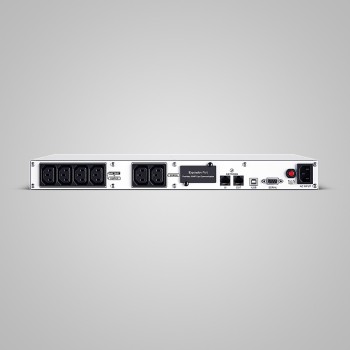 UPS CYBER POWER Line Int. cu sin. simulata, cu management, Rack 1U, LCD, 1500VA/900W, AVR, 6x IEC, baterie 4x 6V/9Ah, incarcare pana la 8h, USB, 2x RJ45, RS232, slot SNMP, hot-swapp, tehn. GreenPower, 